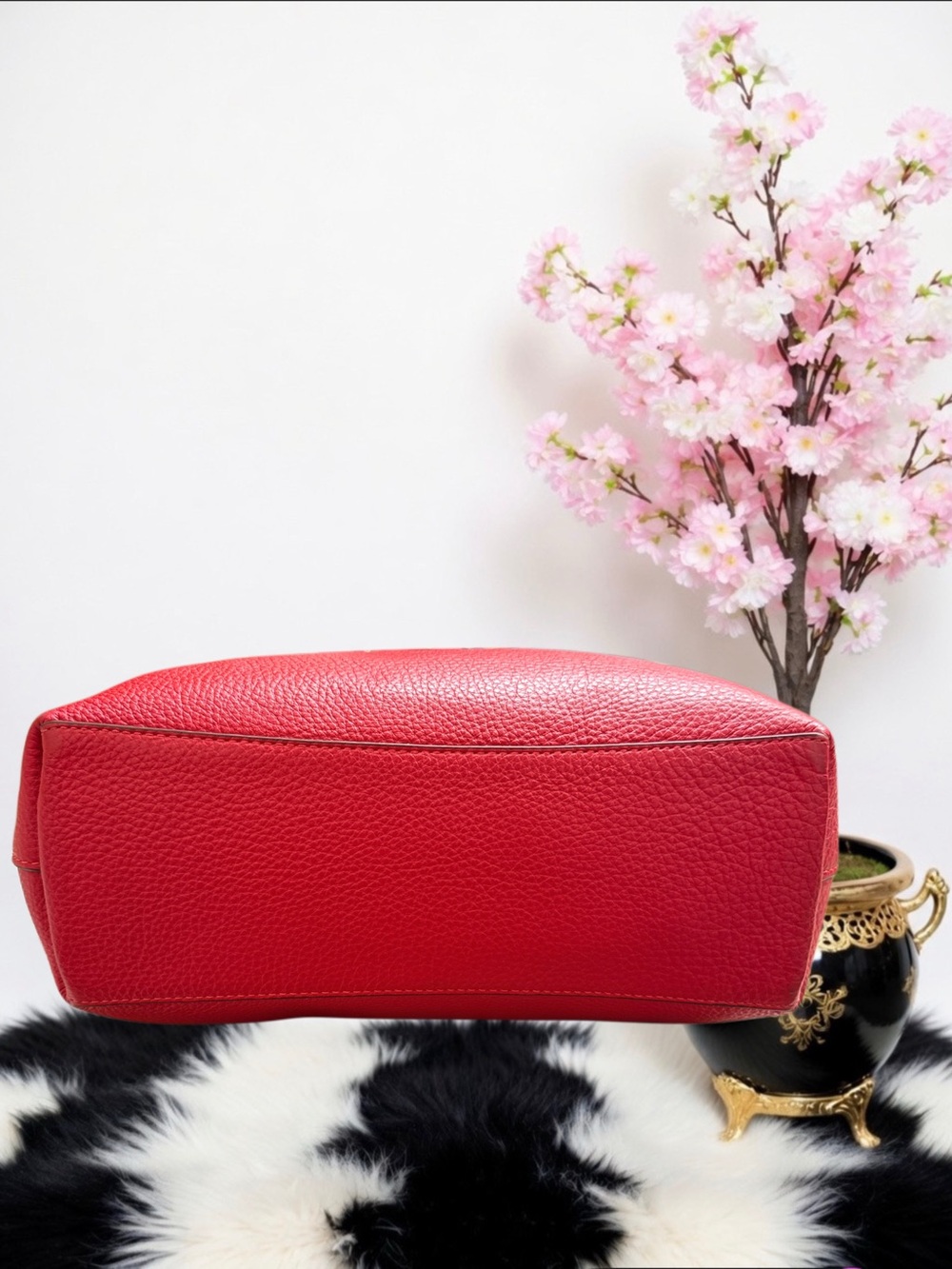 COACH REMI PEBBLED LEATHER SATCHEL - Picture 3 of 5